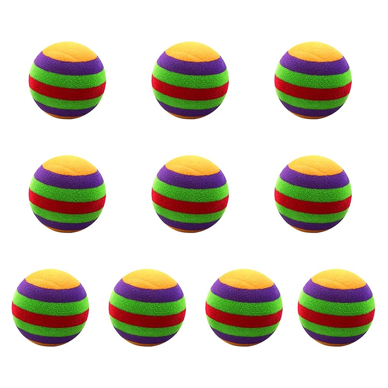 10Pcs Multi-purpose Golf Foam Ball High Security Wear-resistant Eco-friendly Golf Practice Ball for