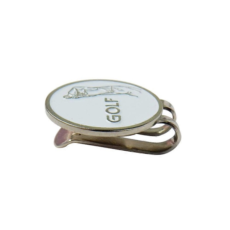 2Pcs Ball Markers With Hat Clip For Golf Playing Designed With Durable Sturdy Material And Magnetic Attachment