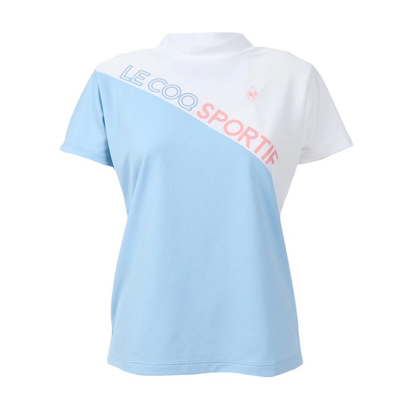 LE COQ SPORTIF GOLF Bi Color Women’s Mock Shirt (Blue)