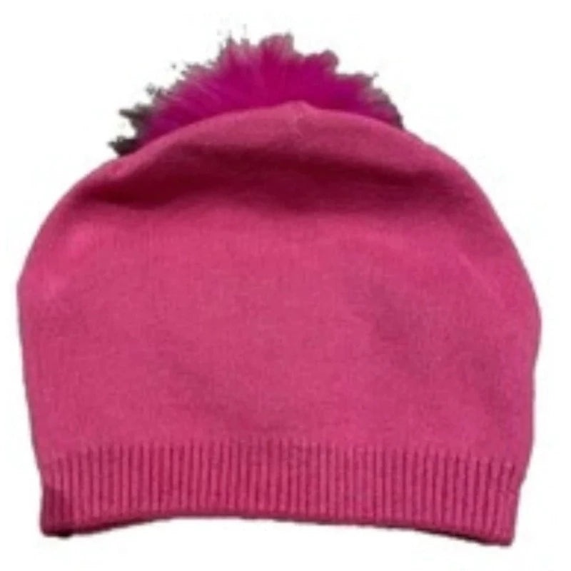 PNYC Evelyn Beanie (Faux Fur) – Hot Pink