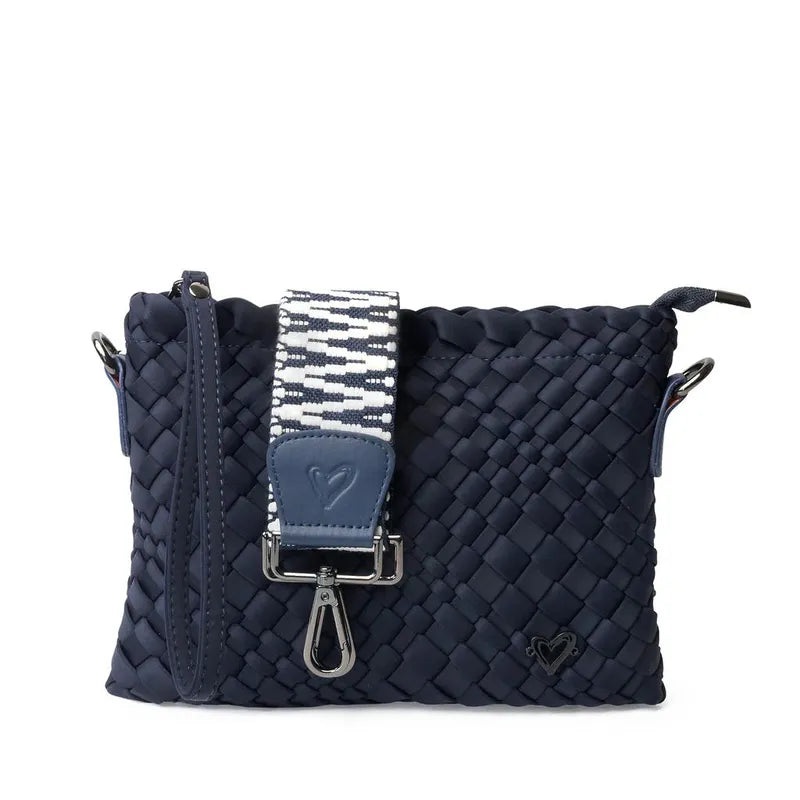 preneLOVE Charlotte Woven Crossbody – Navy