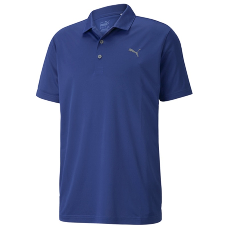 Puma Drycell Rotation polo shirt mazarine blue uk size small