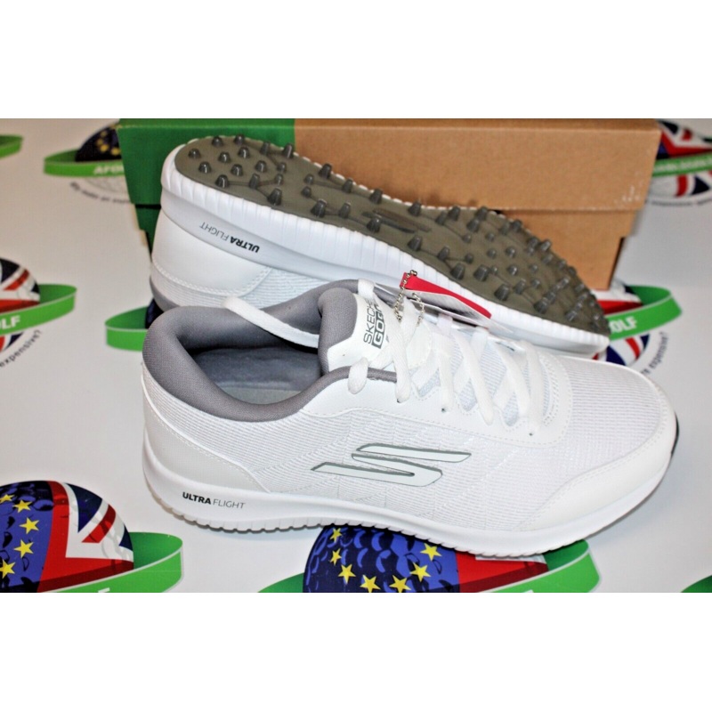 Skechers Ladies Go Golf Max Fairway 4 Golf Shoes White/Gray UK Size 6.5