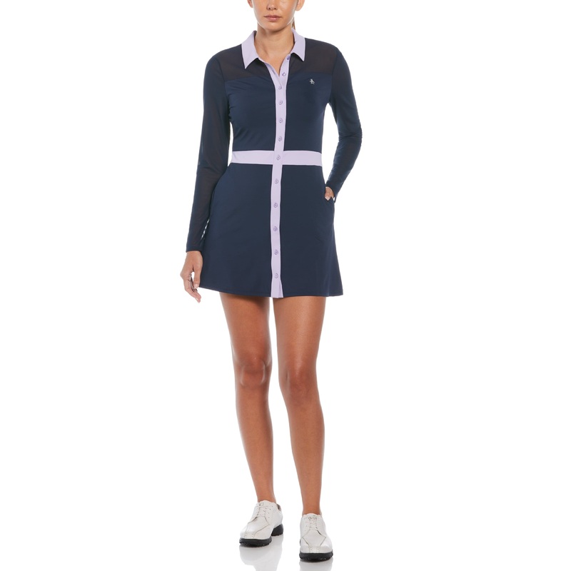 Women’s Color Block Shirtdress