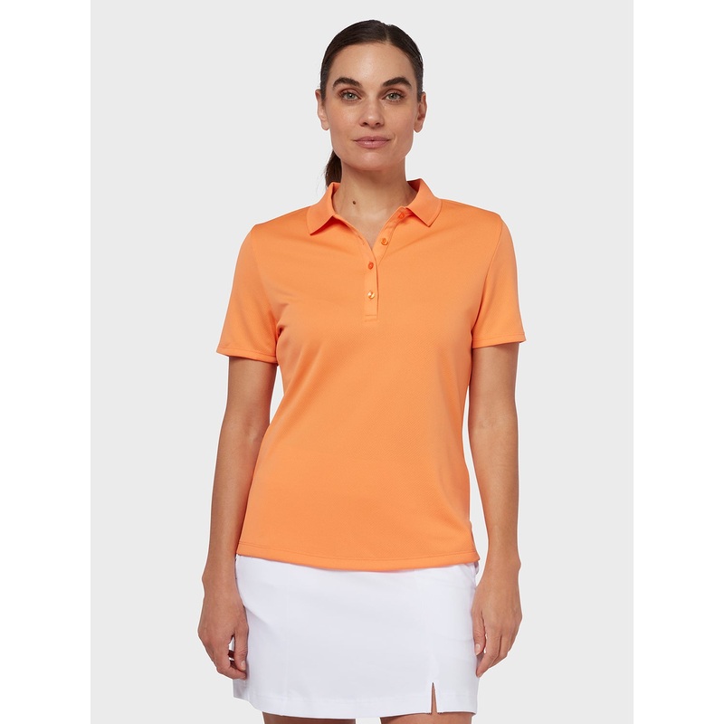 Callaway Ladies Short Sleeve Swing Tech Polo with Opti-Dri – Last One XS Only Left