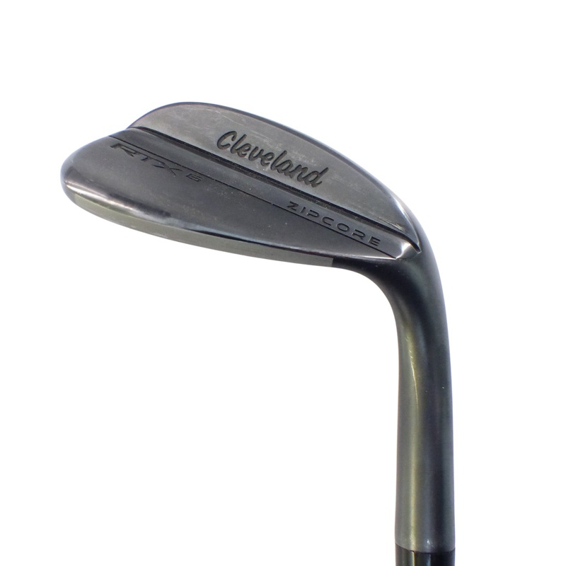 Cleveland: RTX 6 Zipcore Black Satin 54 Wedge Steel Wedge Right Hand