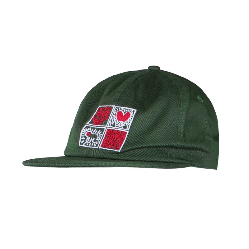 MALBON GOLF x Keith Haring Painters Men’s Cap (Green)
