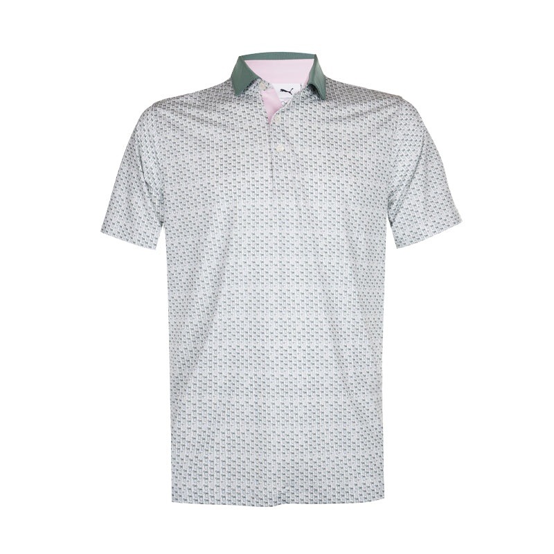 PUMA x Arnold Palmer MATTR Iced Tea Men’s Polo (Eucalyptus)