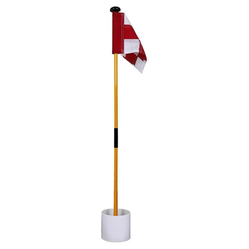 Putting Green Flags Golf Putting Green Flagstick Cup Flag Stick Golf Hole Pole Cup Flagstick Playground Garden Red