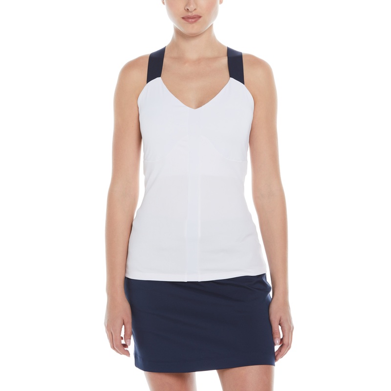 Women’s Ribbed Criss Cross Tennis Tank Top