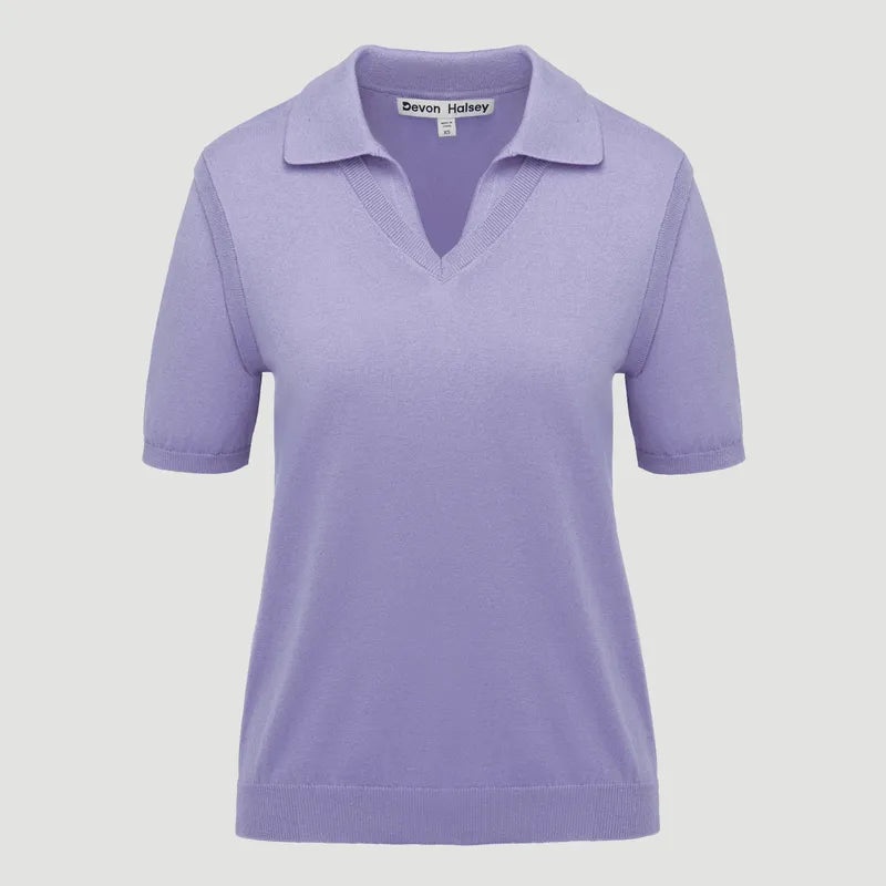 Devon Halsey Jojo Cashmere Sweater – Lavender