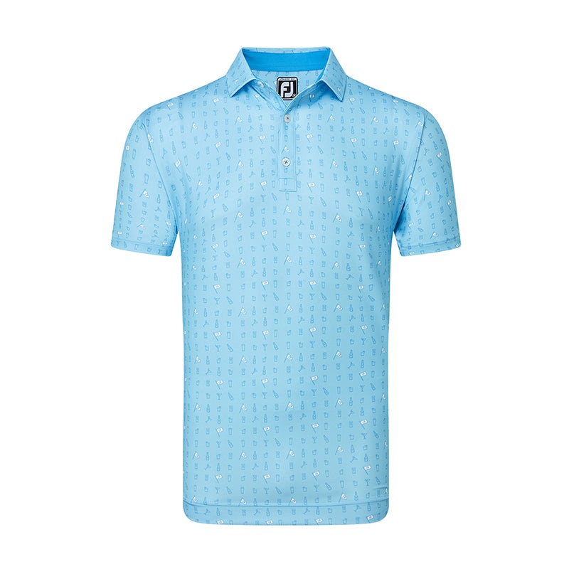 FOOTJOY The 19th Hole Lisle Men’s Polo (Blue Sky)
