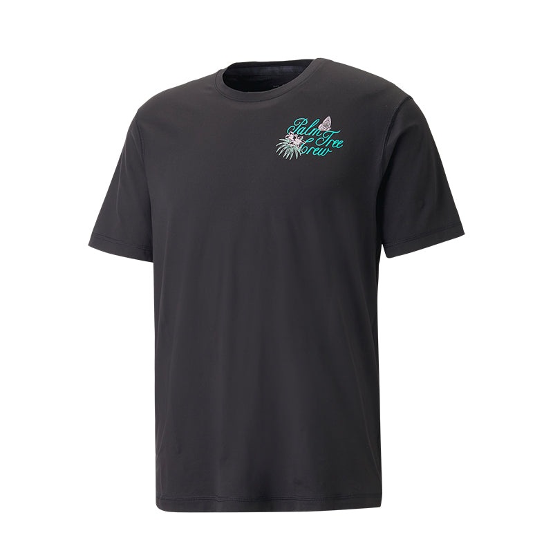 PUMA Palm Tree Crew Paradise Men’s T-Shirt (Black)