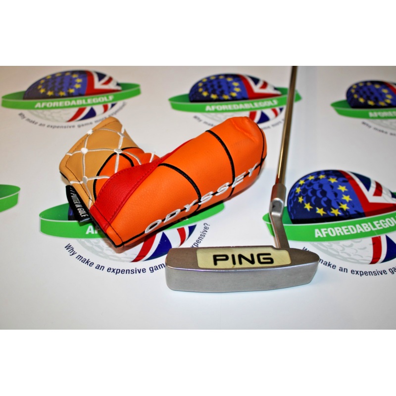 Used Ping Karsten Anser 2i 36 Putter Super Stroke Tour 2.0 & Odyssey Headcover