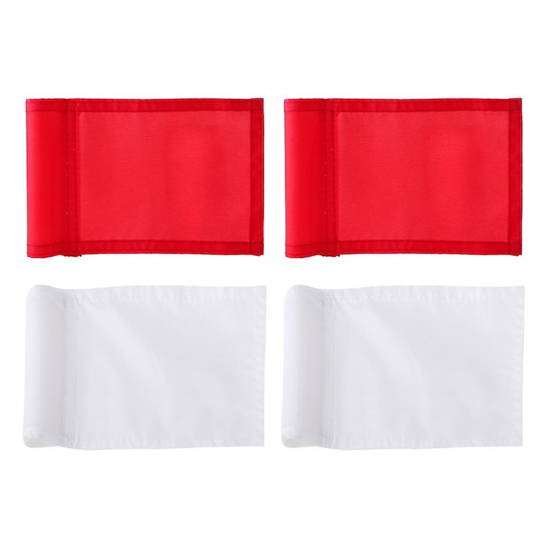 4Pcs Putting Green Golf Solid Flag Golf Backyard Practicing Target Aids