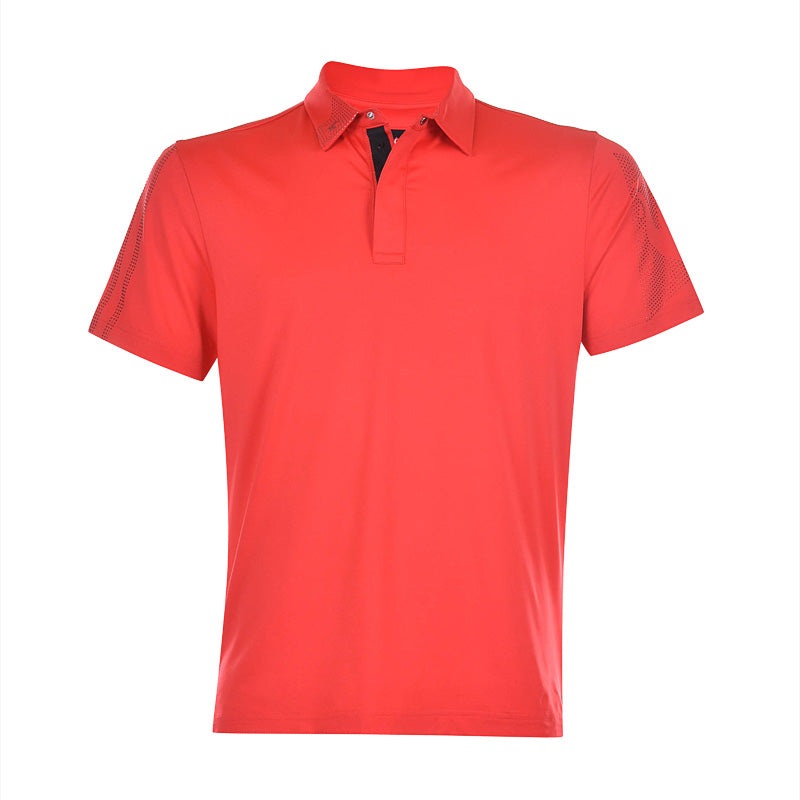 LE COQ SPORTIF GOLF Korean Series Men’s Polo (Tomato)