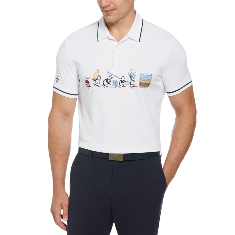 Men’s Barback Pete Print Piped Polo