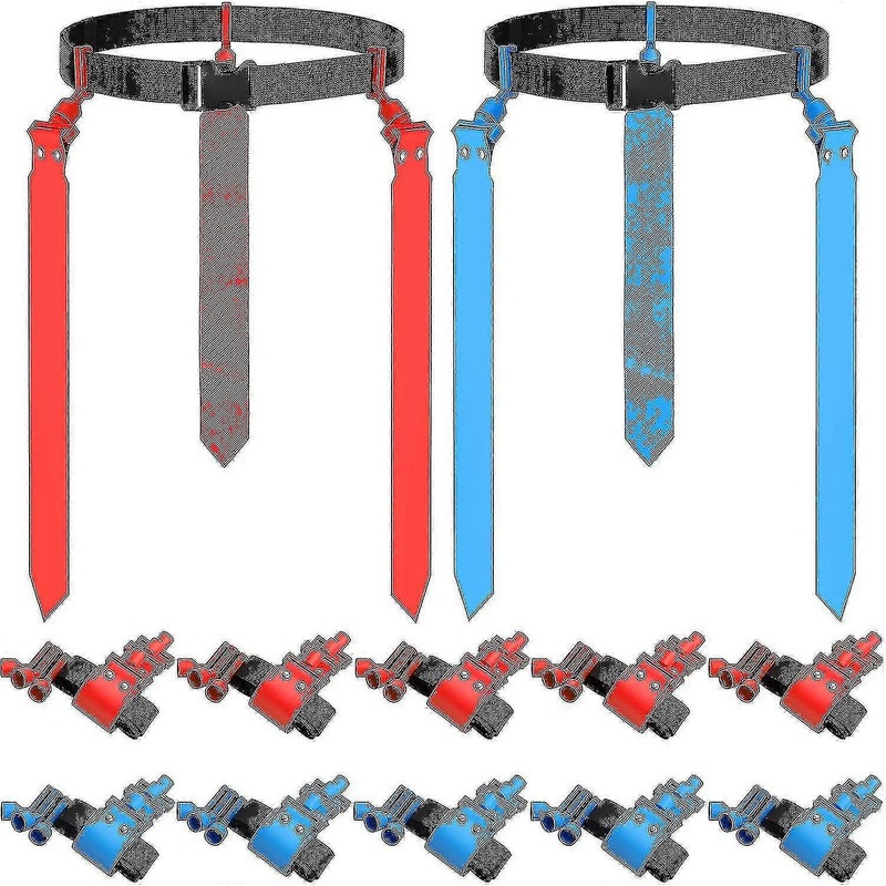 Mkk 12 Players Flag Football Belts And Flags Set Adjustable Football Belt With Flags For Kids Teens Adult Indoor Outdoor Training