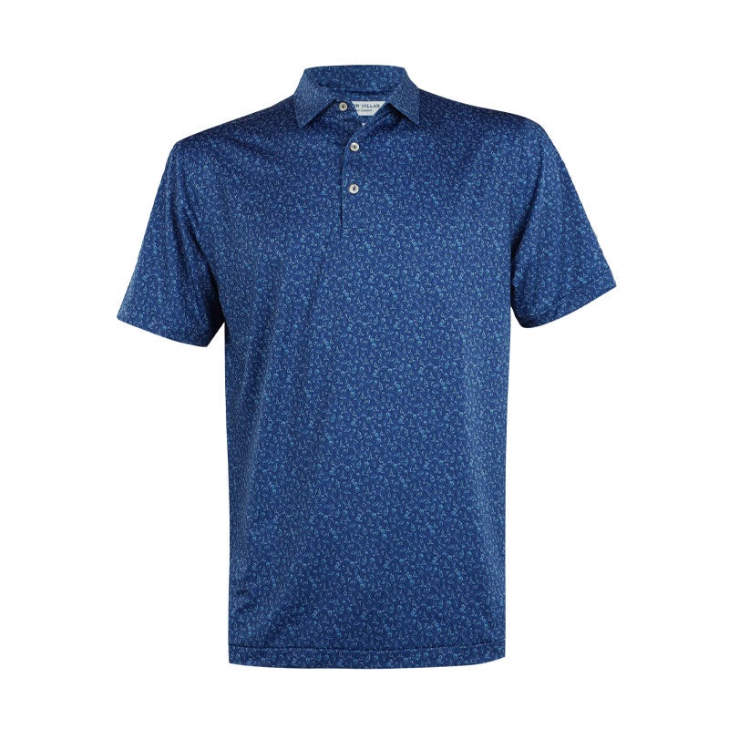 PETER MILLAR Wine Country Men’s Performance Jersey Polo (Sport Navy)