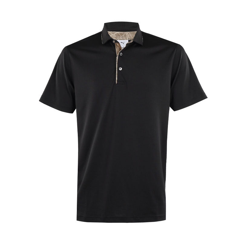 PUMA x Realtree Tipped Men’s Polo (Black)