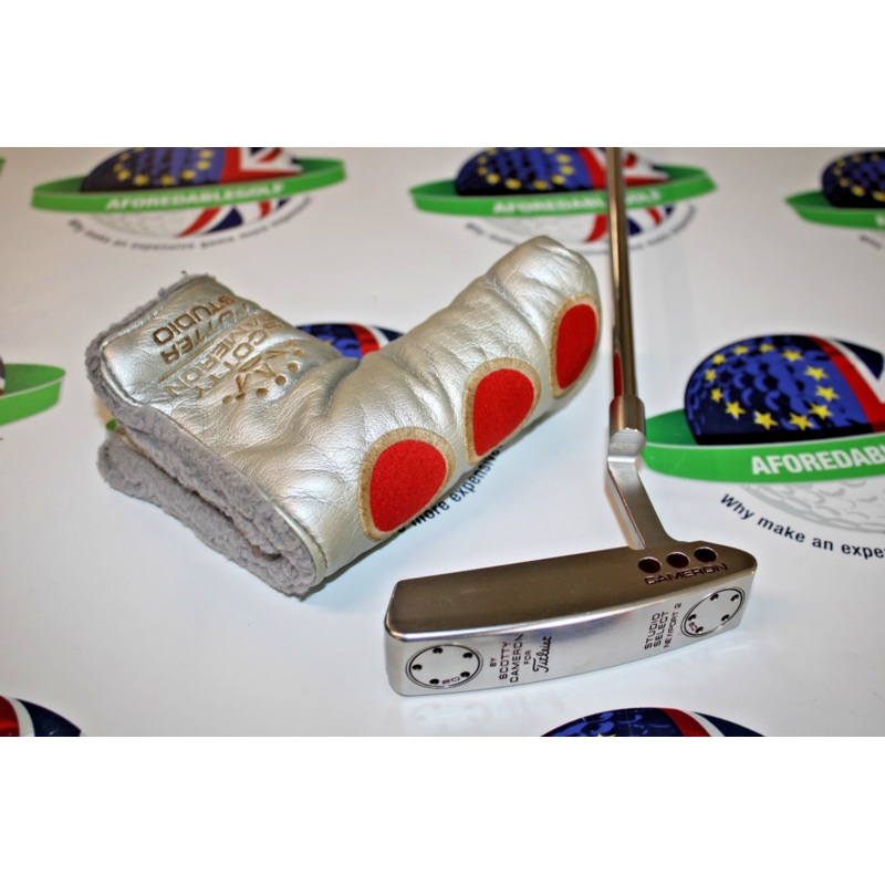 Used Scotty Cameron Studio Select Newport 2 33 putter & head cover