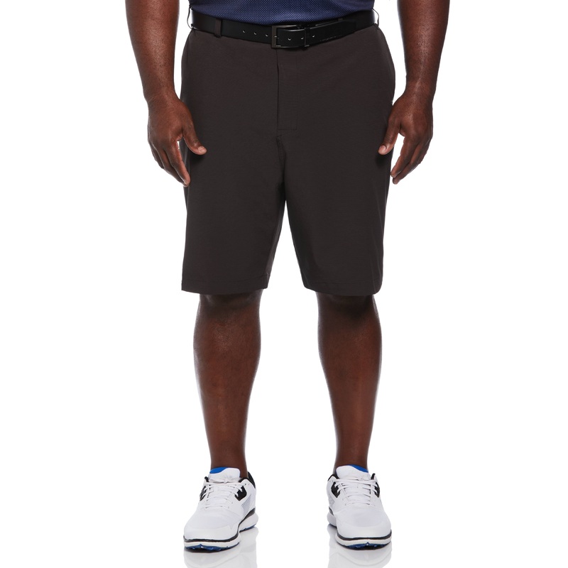 Big & Tall Flat Front Horizontal Textured Golf Short