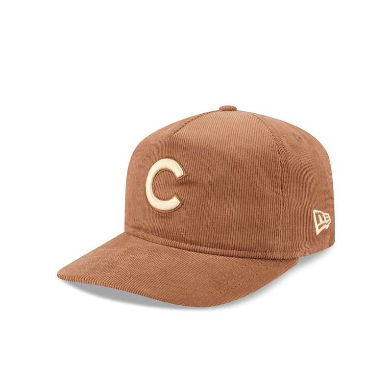 Chicago Cubs Nostalgic Brown Corduroy 19TWENTY Adjustable Hat