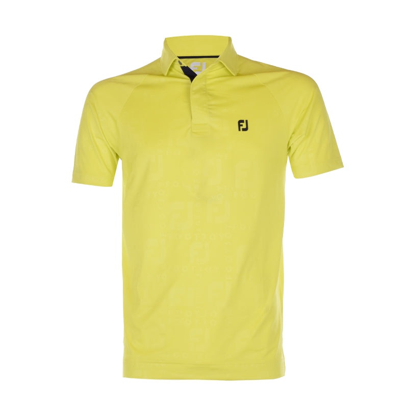 FOOTJOY Japan Deboss Men’s FJ Polo (Yellow)