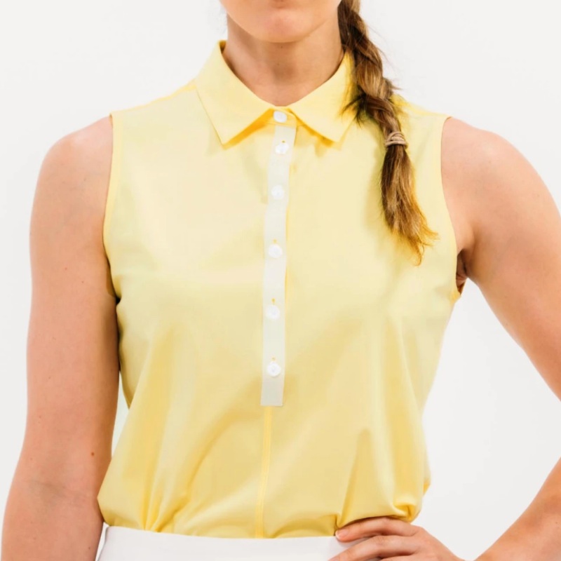 Foray Golf Core S/L Polo – Canario