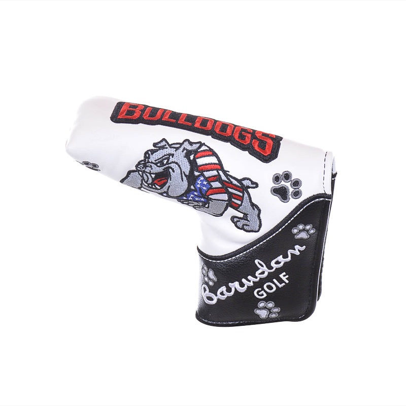GENERAL ITEM Barudan Bulldogs Putter Headcover (White/Black)