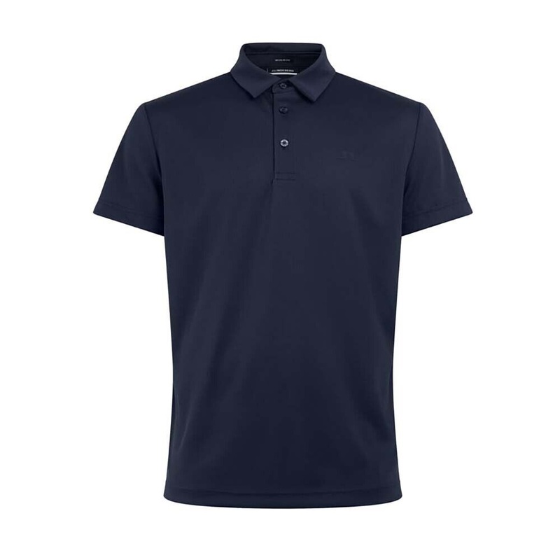 J Lindeberg Cam Regular Fit Polo Shirt Navy UK Size Medium