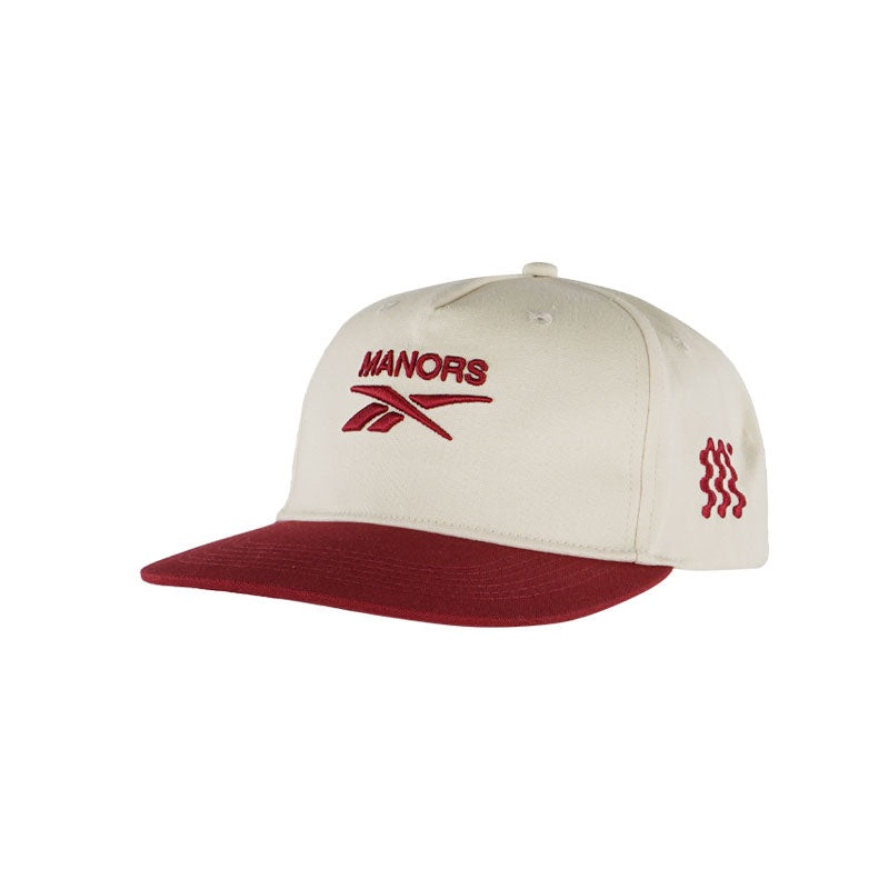 MANORS x Reebok Retro Crown Men’s Cap (Chalk/Burgundy)