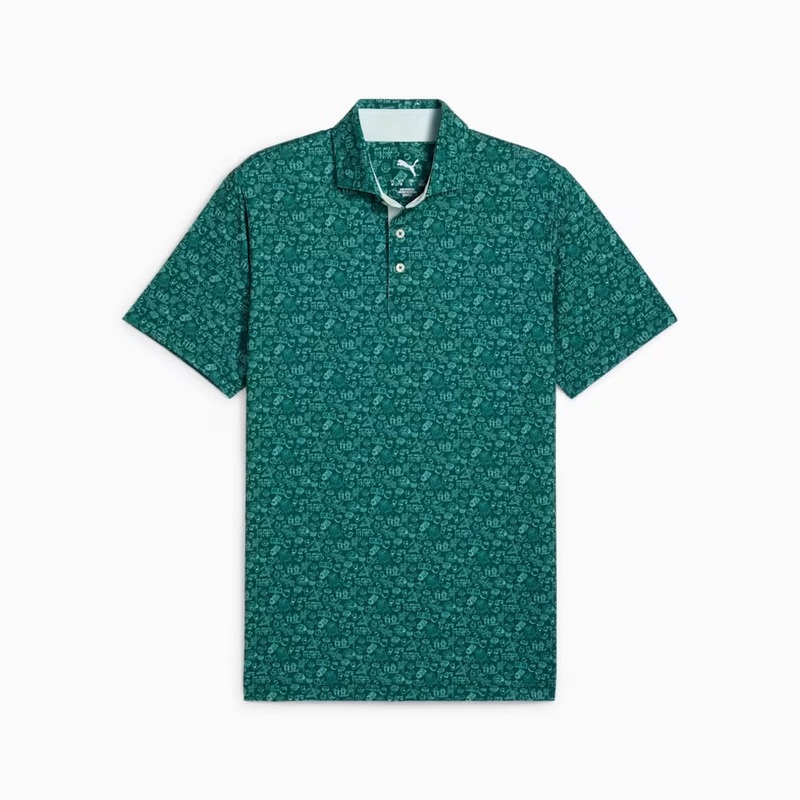 MATTR Peach Stand Polo –  Dark Myrtle