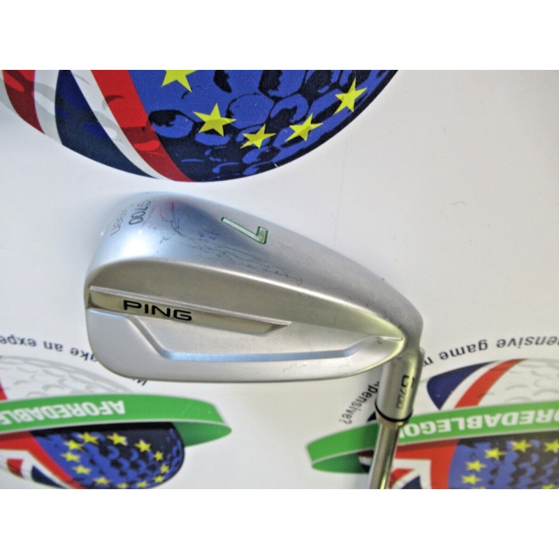 Ping G700 Green Demo 7 Iron Nippon Awt 2.0 Steel Shaft Stiff Flex