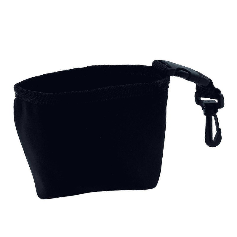 Portable Golf Ball Cleaner Bag with Multifunctional Wiping Pocket for Clubs and Balls