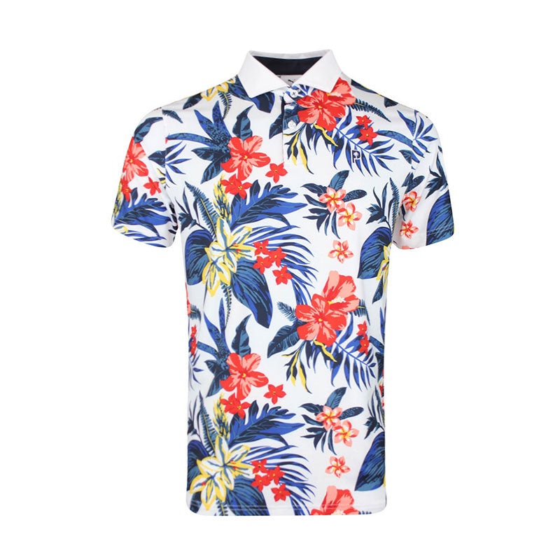 PUMA x PTC Floral Men’s Polo (White Glow)