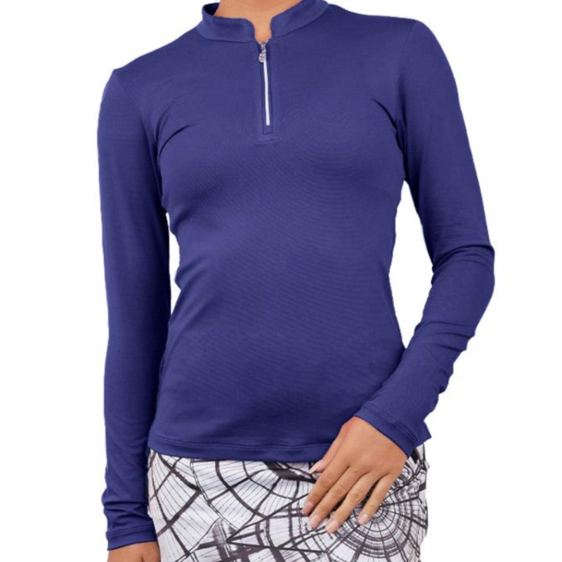 Sofibella L/S Mock – Navy|XS|S|M|L|XL