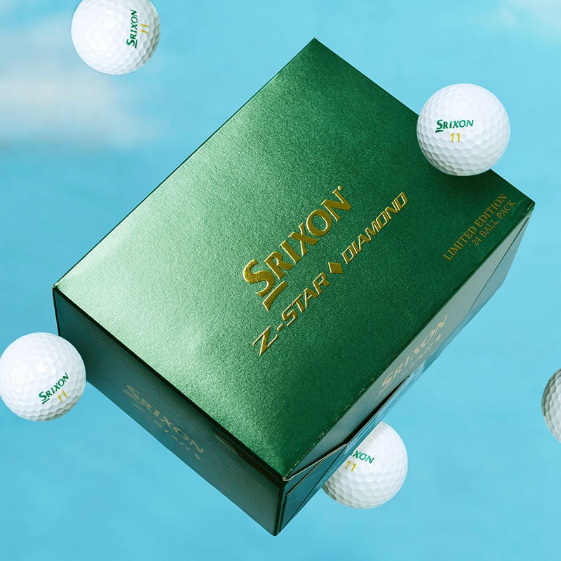 Srixon Z-Star Diamond Limited Edition Masters Golf Balls 2 Dozen In Presentation Box