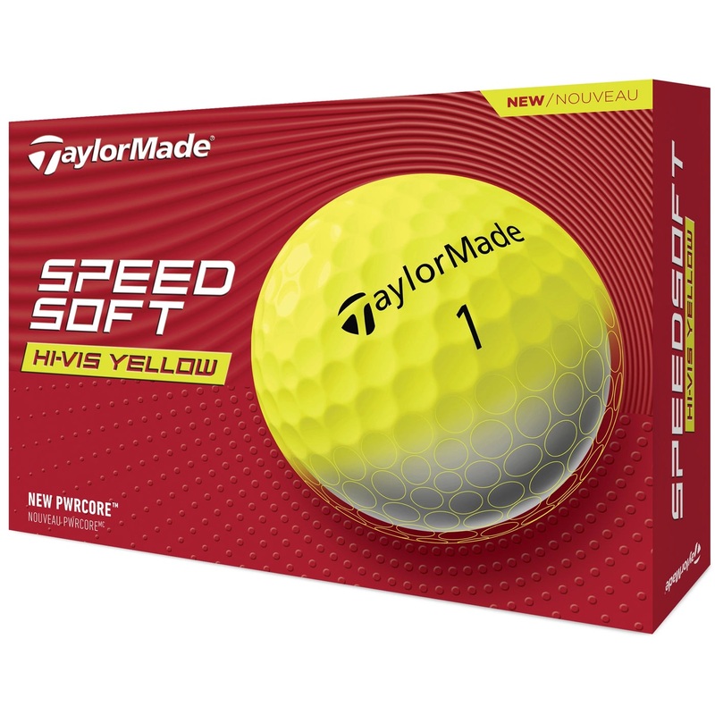 TaylorMade SpeedSoft Golf Balls 1 Doz – Yellow