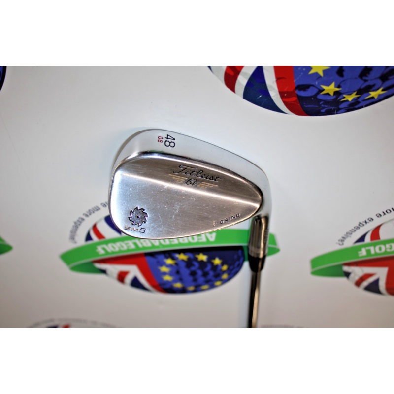 Used Titleist BV Vokey SM5 F Grind 48/08 wedge True Temper Dynamic Gold wedge