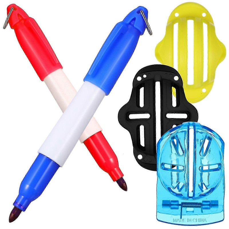 1 Set Golf Ball Markers Golf Marker Tools Golf Ball Alignment Kits Golf Accessories