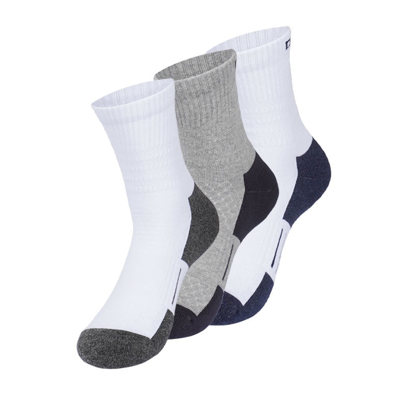 CUTTER & BUCK 3-Pack Crew Socks (Multi)