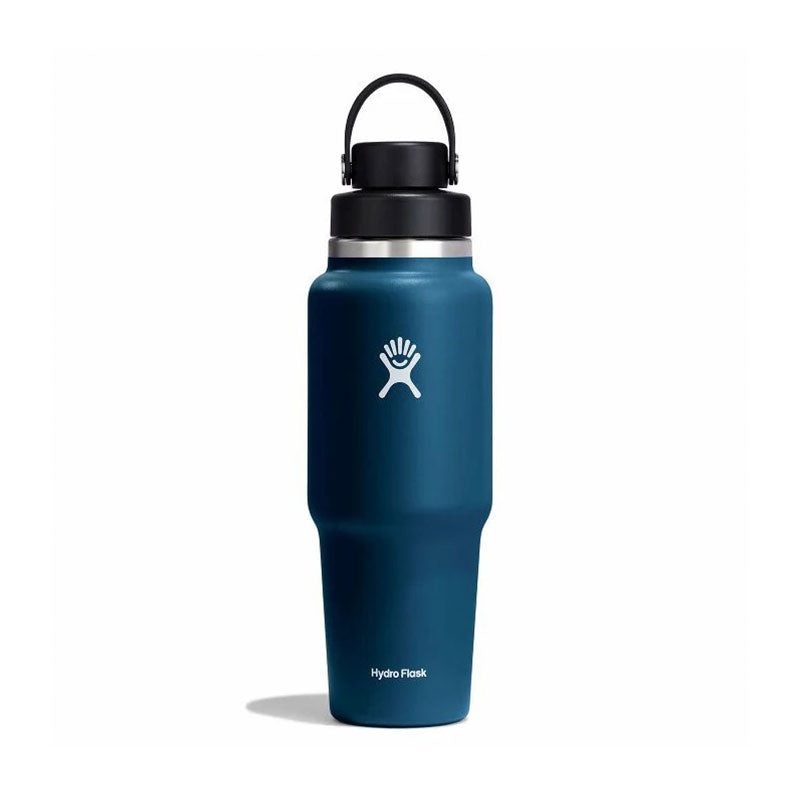 HYDRO FLASK Wide Mouth Travel Bottle With Flex Chug Cap 32oz (Indigo)