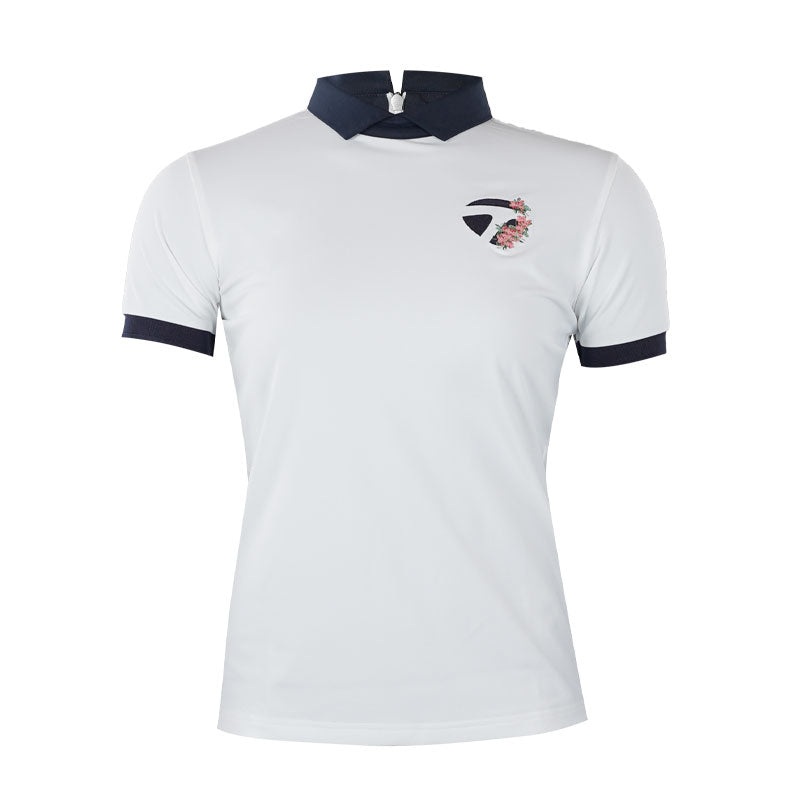 TAYLORMADE Flower Womens Polo (White)