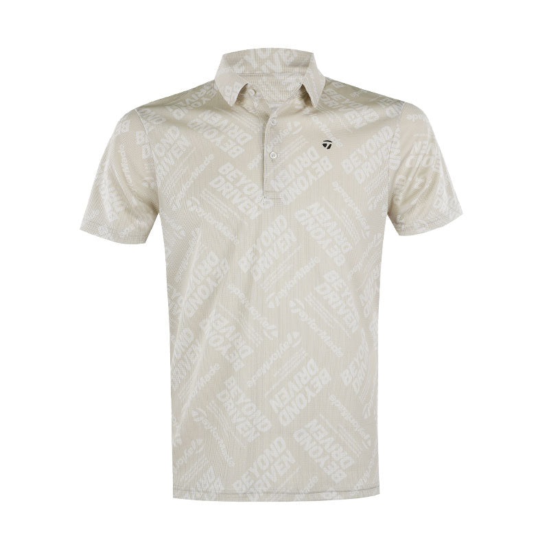 TAYLORMADE T-ICE BD Men’s Polo (Beige)
