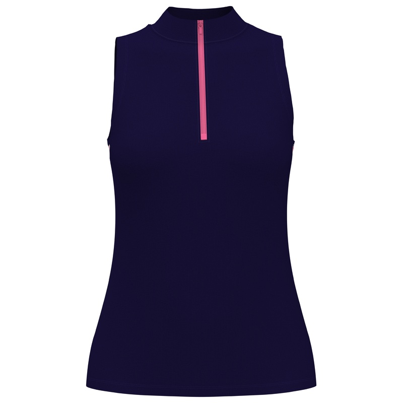 Women’s Ribbed Color Block Golf Shirt