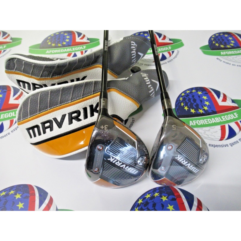 Callaway Mavrik Fairway Wood Set 3+ & 5 Wood Tensei Ai.Vapor XLink 55G Reg Flex