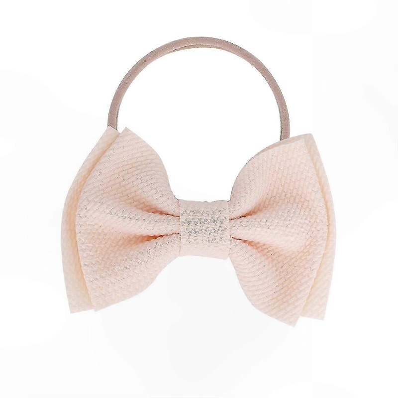 Solid Color Nylon Baby Hair Bows for Parties and Everyday Use