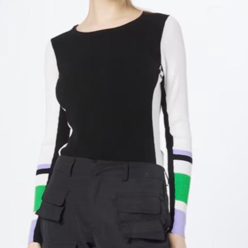 Sportalm Tallulah Colorblock Sweater – Kelly Green