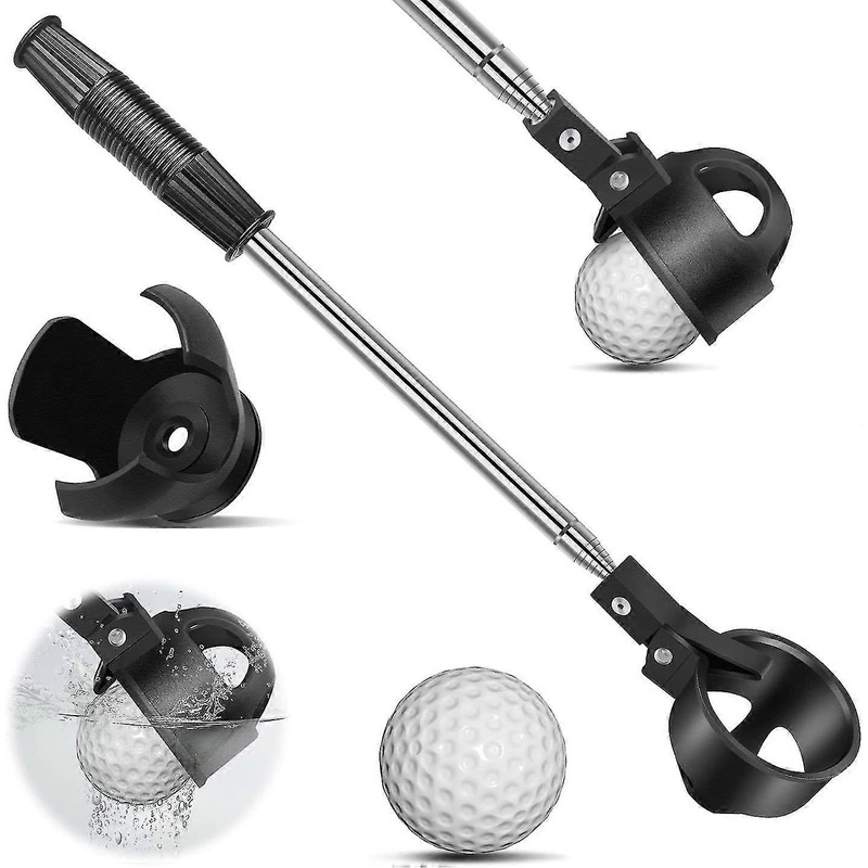 Golf Ball Retriever, Stainless Telescopic Extendable Golf Ball Retriever